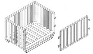 caged pallet