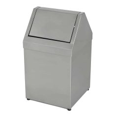 Stainless Steel Flip Top Bin