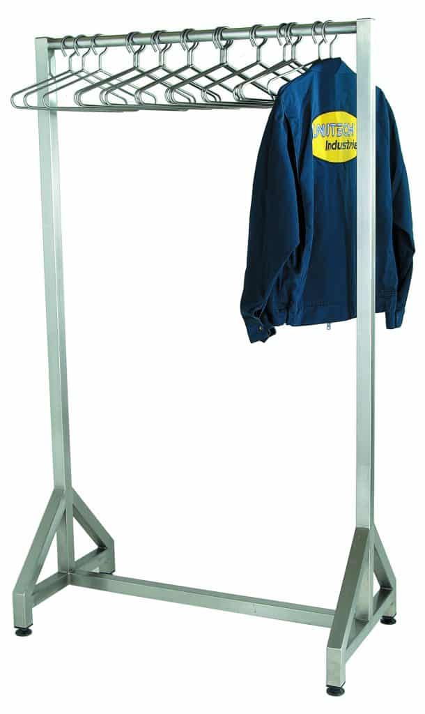 Protective Clothing Rack with Captive Hangers Unitech Engineering