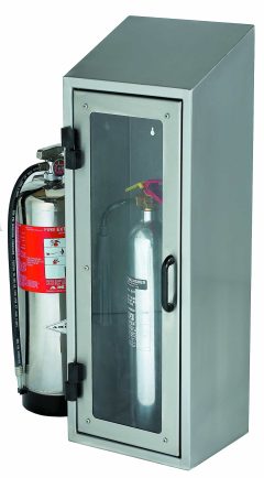 Stainless Steel Fire Extinguisher Cupboard