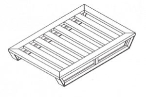 Flat Angled Skid Pallet