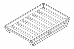 Flat Angled Skid Pallet