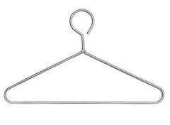 stainless steel clothes hangers