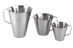 stainless steel measuring jugs