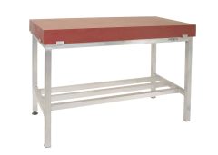 Poly Top Table with Aluminium Frame
