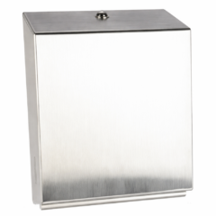 stainless steel paper towel dispenser