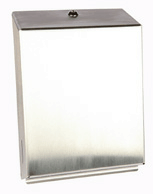 stainless steel paper towel dispenser