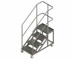 Stainless Steel Mobile Step Unit