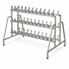 stainless steel double sided shoe rack