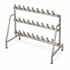 stainless steel single sided shoe rack