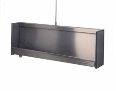 Wall Hung Trough Urinal with square sides