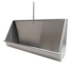 Wall Hung Trough Urinal with sloping sides