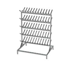 Aluminium Mobile Welly Rack