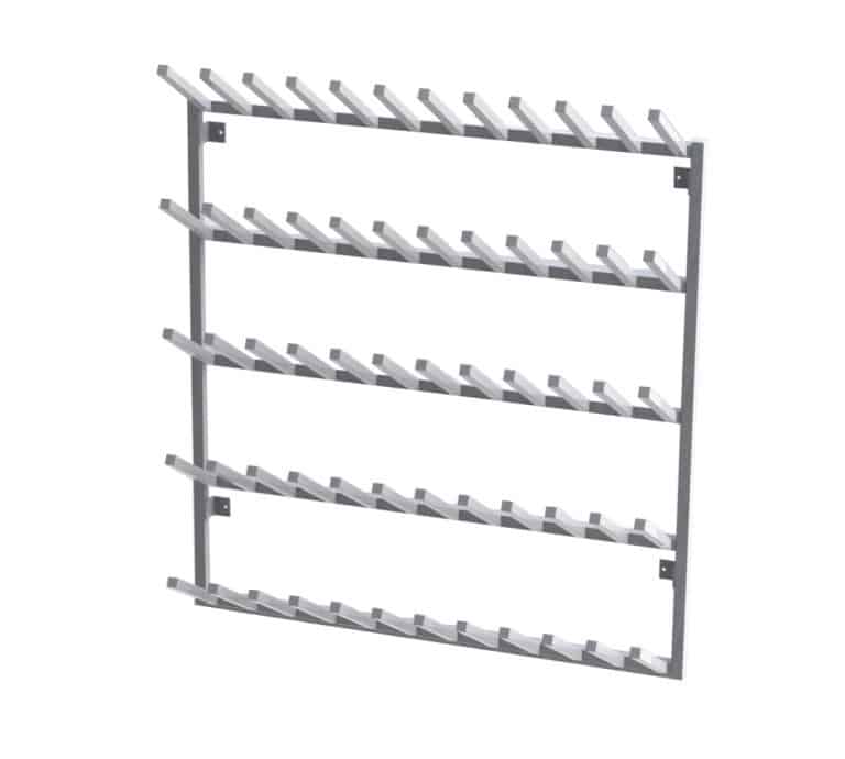 Aluminium Wall Mounted Welly Rack Products Unitech Engineering