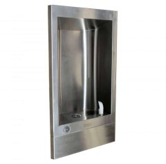 wall recessed water drinking fountain