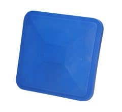 blue plastic lid for tote bin