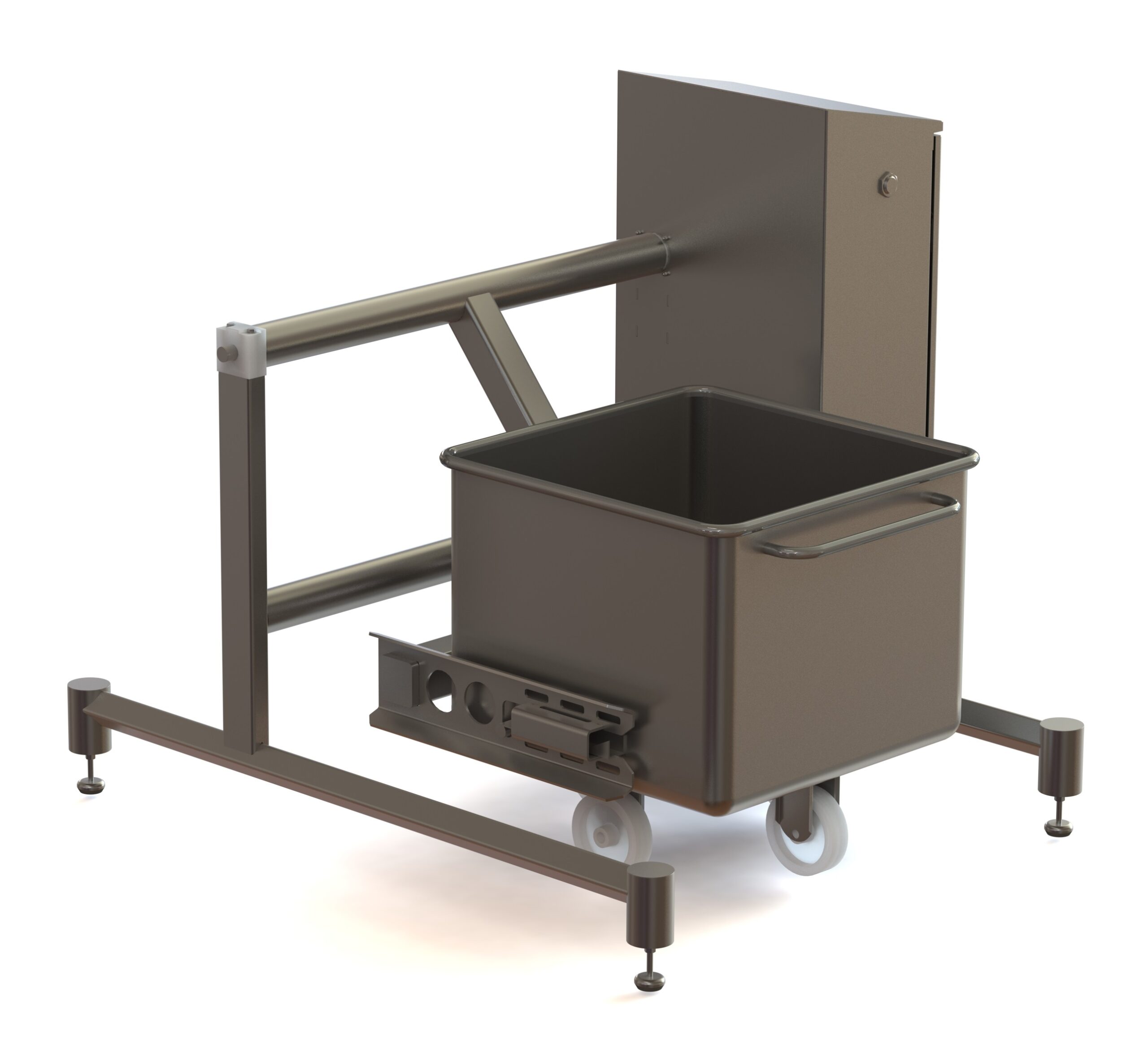 WT-01-001 Pneumatic tote bin wash stand