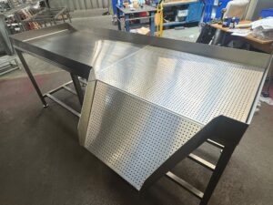 Bespoke Drainage Table for Food Processing