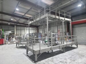 Stainless Steel Platform for Chemical Facility